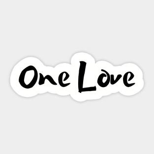 One Love Sticker